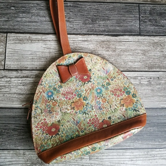 Furla Handbags - FURLA floral leather wristlet
